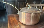 Mauviel M'heritage M'150 Ci Copper Sauce Pan With Lid 2.8-QT Used. Price: $175.00.