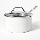 3QT Ceramic Nonstick Saucepan Cream - Figmint New. Price: $20.99.