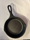 Lodge 5" Cast Iron Mini Skillet Frying Pan H5MS Made Usa Used. Price: $18.99.