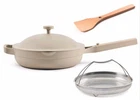 Always Pan 2.0-10.5 (2.6 Qt) Nonstick, Toxin-free Ceramic Cookware Taupe Sealed New. Price: $120.00.