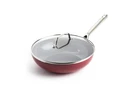 Volcano Textured Ceramic Nonstick, 11" Flat Bottom Wok Stir-fry Pan With ... New. Price: $67.49.