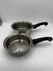 2 Saladmaster TP304-316 Stainless Steel Saucepans Qt & No Lids Read Used. Price: $79.99.
