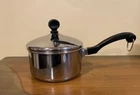 Farberware Classic Series 1 Qt. Stainless Steel Saucepan W/lid-impact Bonded Bas Used. Price: $11.99.