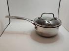 Cuisinart Qt Stainless Steel Saucepan Glass Lid Induction Ready #7719-14PP Used. Price: $13.98.