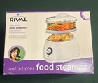 Rival Auto-timer Food Steamer Off Two Tier CKRVSTLM21 New. Price: $19.99.