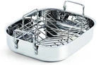 Cooks Standard Stainless Steel Roaster Pan With V-shaped Rack, Inner 14-INCH ... New. Price: $121.82.