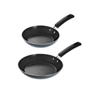 Tramontina 8" And 9.5" Aluminum Non Stick 2PC Fry Pan Set New. Price: $24.99.