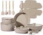 Carote 19PCS Pots Pans Set Stick, Cookware Detachable Handl New. Price: $83.99.
