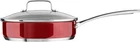 Kitchenaid Stainless Steel 3.3 Quart Saucepan With Glass Lid, Cookware, Red New. Price: $37.98.