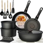 Astercook 21 Pcs Pots And Pans Set Non Stick, Ceramic Cookware Detachable New. Price: $209.00.