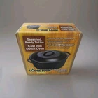 Lodge Logic Cast Iron Dutch Oven 4.75 Quart L8DOL3 Open Box Preseasoned Ready New. Price: $35.95.