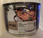 Stock, Pot Ecolution Pure Intentions 12 Qt. Stainless Steel With Lid - New. Price: $24.64.