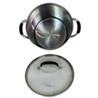 Simply Calphalon 6 Qt Stock Pot W/ Glass Lid Stainless Steel Cookware Vg Used. Price: $34.95.