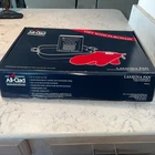 All Clad Lasagna Pan W/2 Red Oven Mitts And Cookbook Stainless New Box. Price: $90.00.