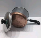 Vtg Revere Ware 1801 Quart Copper Bottom Sauce Pan 2363973 Pre 1968 Pot W/ Lid Used. Price: $27.99.