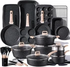Carote 44PCS Nonstick, Cookware/bakeware Sets Utensils & Knives, Induction Saf New. Price: $308.74.