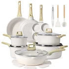 Gipp 22PCS Ceramic Nonstick Cookware Set, Aluminum Pots And Pans, Induction New. Price: $59.00.