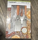 Cuisinart 7-PIECE Griddle Tool Set Spatulas Scraper Rings Bottles CGS-27 New. Price: $23.00.