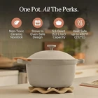 Our Place -the Perfect Pot W/lid 5.5 Qt Nonstick Ceramic -oven Or Stovetop Steam New. Price: $90.00.
