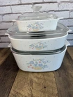 Corning Ware Country Cornflower 6 Pcs 5 Qt / A-1-B A-10-B Nearly Mint Vintage Used. Price: $89.99.