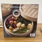 Miu Bamboo 2-TIER Steamer Basket 10" For Dim Sum Dumpling Healthy Cooking New. Price: $25.99.
