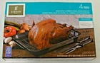 New Gibson Home Non Stick Carbon Steel Turkey Chicken Roasting Set 4 Piece. Price: $20.00.