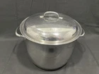Vintage Belgique 8 Qt Stainless Steel Stock Pot W/vented Lid Made Belgium Used. Price: $34.98.