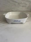 Sears Blue Daisy Corningware Dish MW9 Used. Price: $14.95.