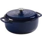 Lodge Enameled 6QT Dutch Oven - Indigo Blue New. Price: $121.89.
