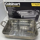 Cuisinart Chef's Classic Stainless Cookware 16" Rectangular Roaster Rack Used. Price: $49.87.