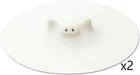 Marna Pig Silicone Lid, 17.5 / 21.5 Cm, Microwave & Dishwasher Safe, Pieces New. Price: $46.94.