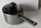 Farberware 2QT 1.9L 18/10 Stainless Steel Impact Bonded Saucepan Glass Lid Used. Price: $19.92.