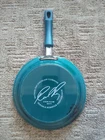 8 And 1/2 Dark Blue Saucepan Rachael Ray's Porcelain Cookware Durable Non-stick Used. Price: $12.99.