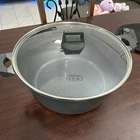 Cook's Supply Co. 18QT/40 Cm Non-stick Aluminum Stockpot W/ Glass Lid Gray New. Price: $88.00.