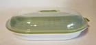 Goodcook Bpa-free Plastic Microwave Vegetable And Fish Steamer, Green Used. Price: $10.00.