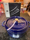Staub Cast Iron 5-QT Tall Cocotte Dark Blue New. Price: $190.00.