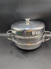 Wolfgang Puck Bistro Elite 8 Piece 11" Versa Pan Multi Cooker Stainless Steel Used. Price: $99.00.