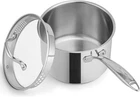 Ciwete 3 Qt Stainl Steel Saucepan With Glass Strainer Lid, Quart Pot New. Price: $64.99.