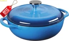 3QT Enameled Cast Iron Dutch Oven Lid Dual Handles Safe Us New. Price: $93.00.