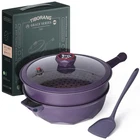 Tiborang 8 Multipurpose 11 Inch 5 Qt Frying Pans Nonstick With Lid,steam... New. Price: $74.32.