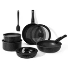 12PCS/SET Non-stick Pots Cookware W/detachable Handle,kitchen Pans New. Price: $48.79.