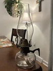 Very Old Antique Cast Iron Handle Kerosene Oil Finger Lamp Used. Price: $159.00.