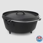 Excelsteel 6 Qt Dutch Oven W/handle Leg Base New. Price: $85.60.