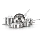 Home Cooking Starter Set - Calphalon Stainless Steel 10 Piece Cookware New. Price: $299.99.