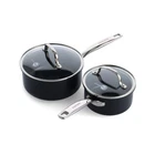 Greenpan Prime Chatham 1QT & 2QT Saucepan Pot Set With Glass Lids, ... Fast Ship. Price: $111.53.