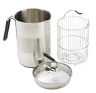 Kuhn Rikon 11-CUP Stainless Steel 4TH Burner Pot New Qvc K54454 Black. Price: $16.76.
