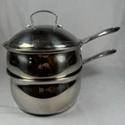 Belgique 3.5QT Steamer W/pot & Lid Tools Of The Trade Stainless Steel Copper Used. Price: $39.87.