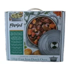 Parini 1.8 Qt Enameled Cast Iron Dutch Oven Pot Slate Gray Nib New Box. Price: $19.99.