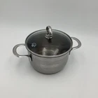 Chantal Stainless Steel Stock Pot 2QT Double Handle W/glass Lid SL32-160 Used. Price: $34.87.