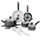 T-fal 12PC Simply Ceramic Cookware Set Black New. Price: $64.99.
